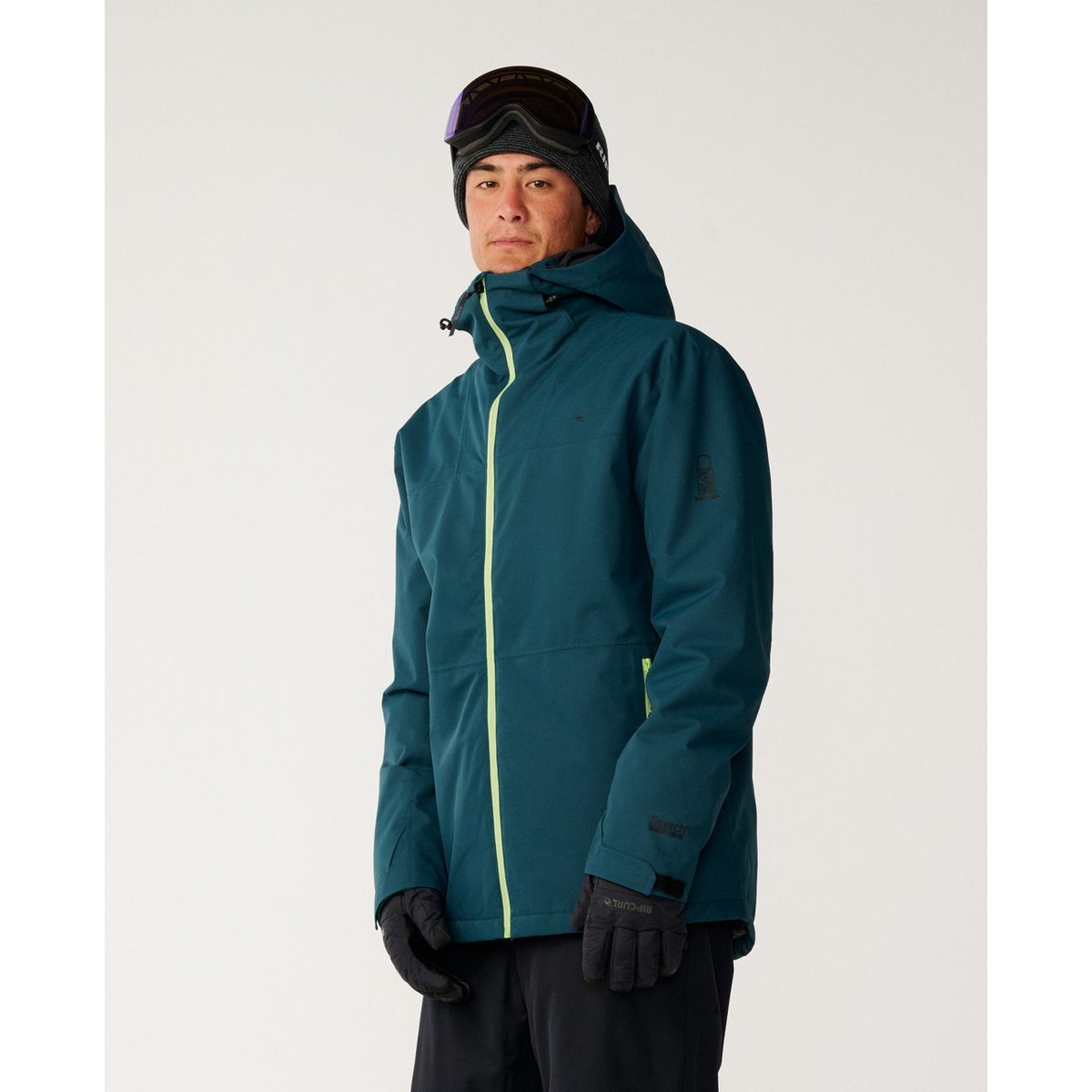 Veste de ski SEARCH SERIES Notch bleu vert, RIP CURL