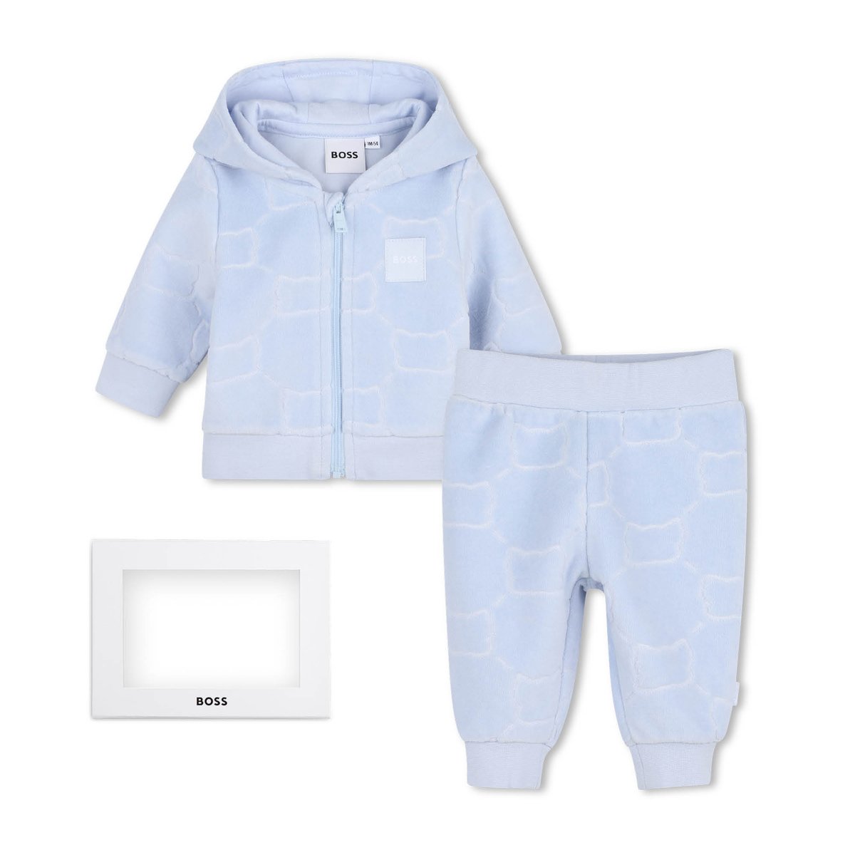 Ensemble cardigan et pantalon ciel, BOSS KIDSWEAR