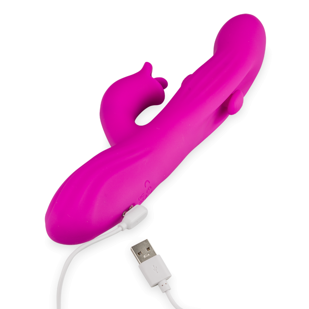 Vibromasseur puissant rabbit massages et langue Poppy violet, LOVE AND VIBES