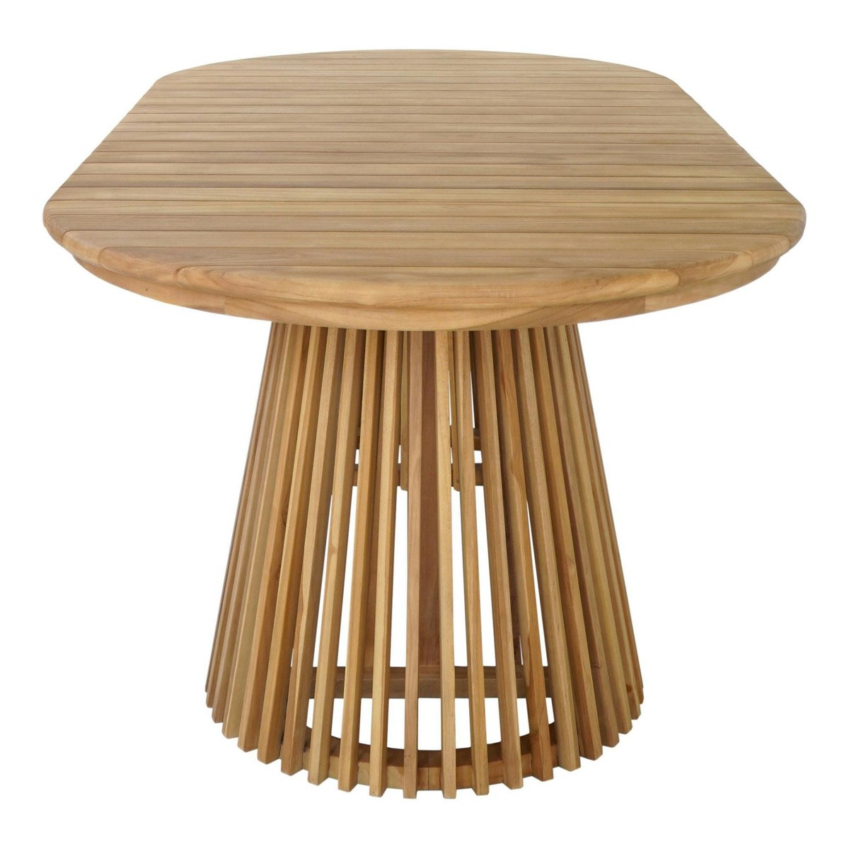 Table à manger en teck naturel 200x100 KUTA bois naturel, PIER IMPORT