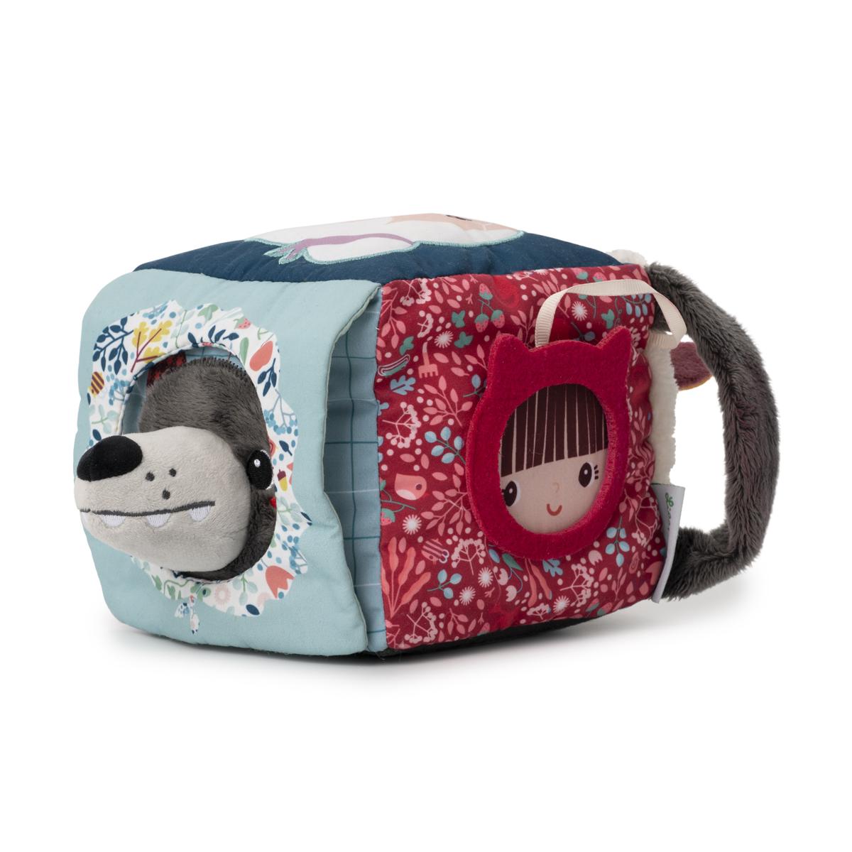 Cube d'activités Louis le Loup multicolore, LILLIPUTIENS
