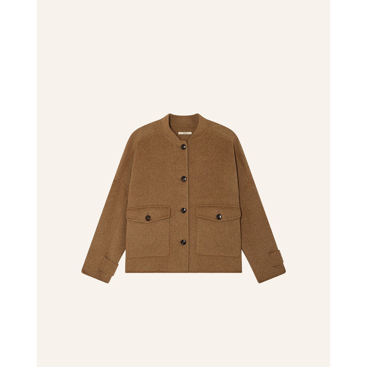 Manteau court en laine mélangée, YALESPRING camel clair, SESSUN
