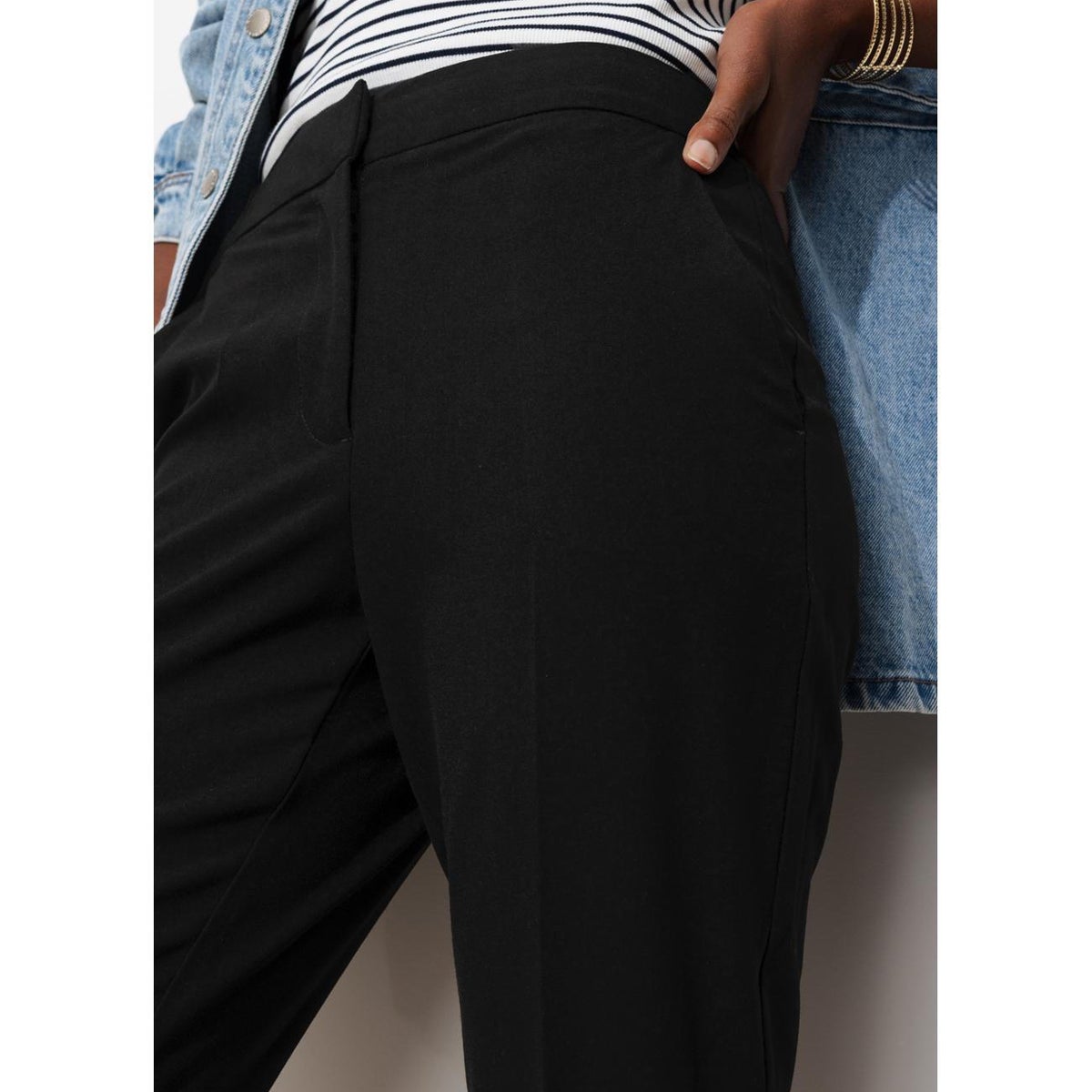 Pantalon cigarette noir, PROMOD