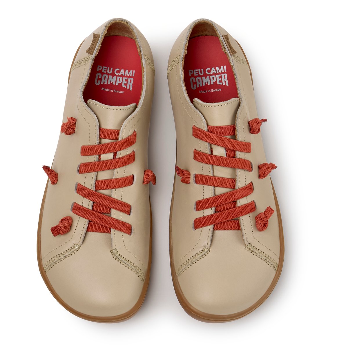 Baskets G3D Peu Cami Twins Nubuck Leather beige clair 006, CAMPER