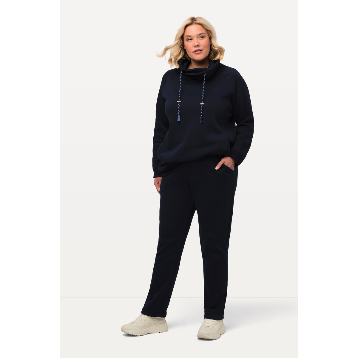 Pantalon molleton, envers douillet marine, ULLA POPKEN