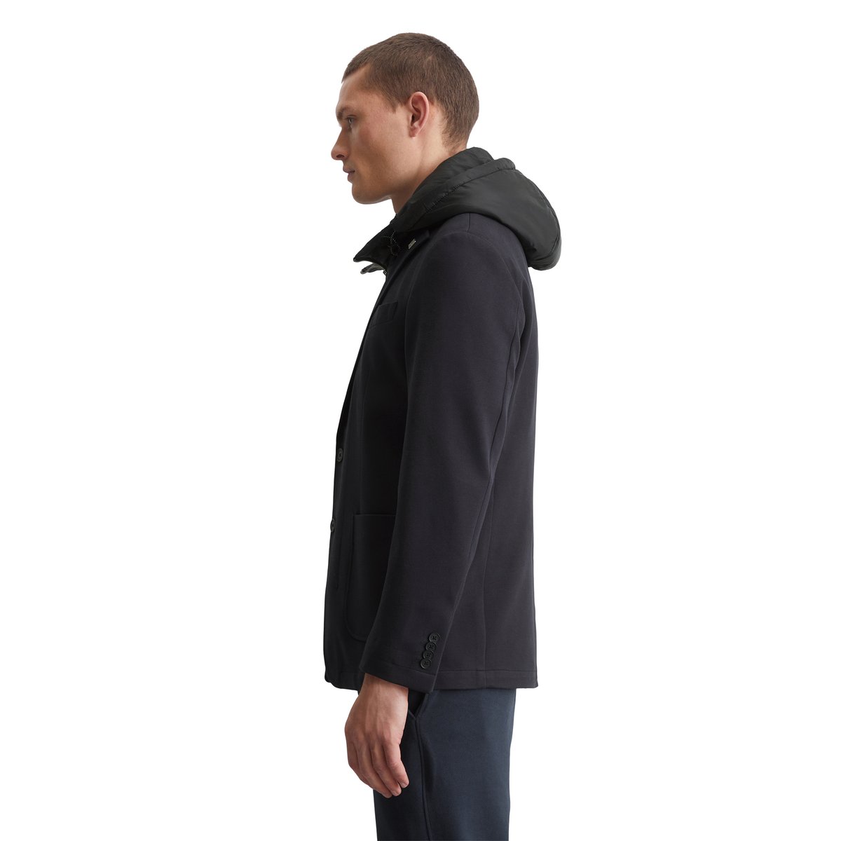 Veste shaped avec Windshield amovible bleu foncé, MARC O'POLO