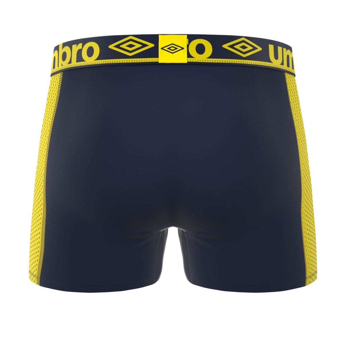 Lot De 3 Boxers Microfibre kaki/orange/noir/beu foncé/jaune/gris, UMBRO