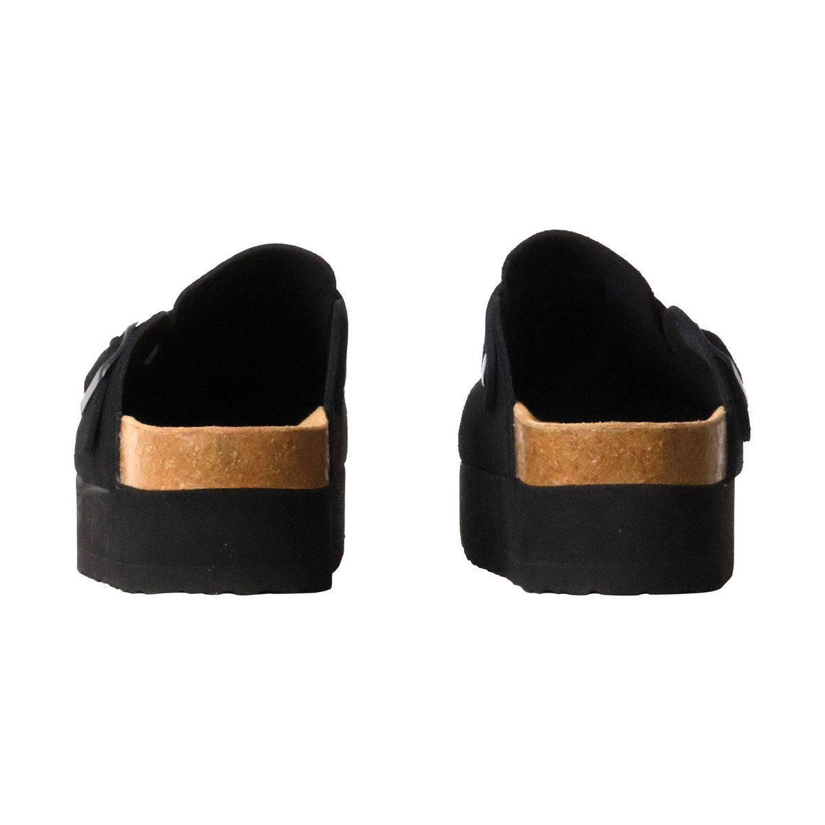 Mules Haute Cuir noir, ENZA NUCCI
