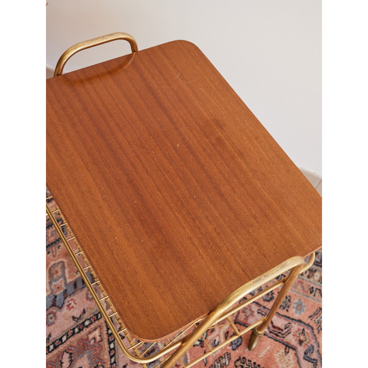 Porte vinyles en bois Anouk N°347 - Bon état doré, DEBONGOUT