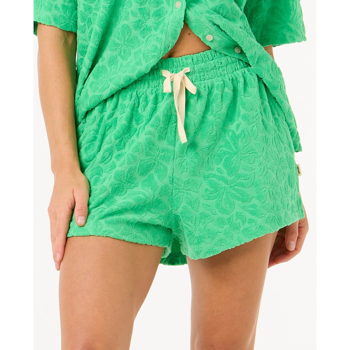 Short LAS DALIAS TERRY SHORT vert clair, RIP CURL