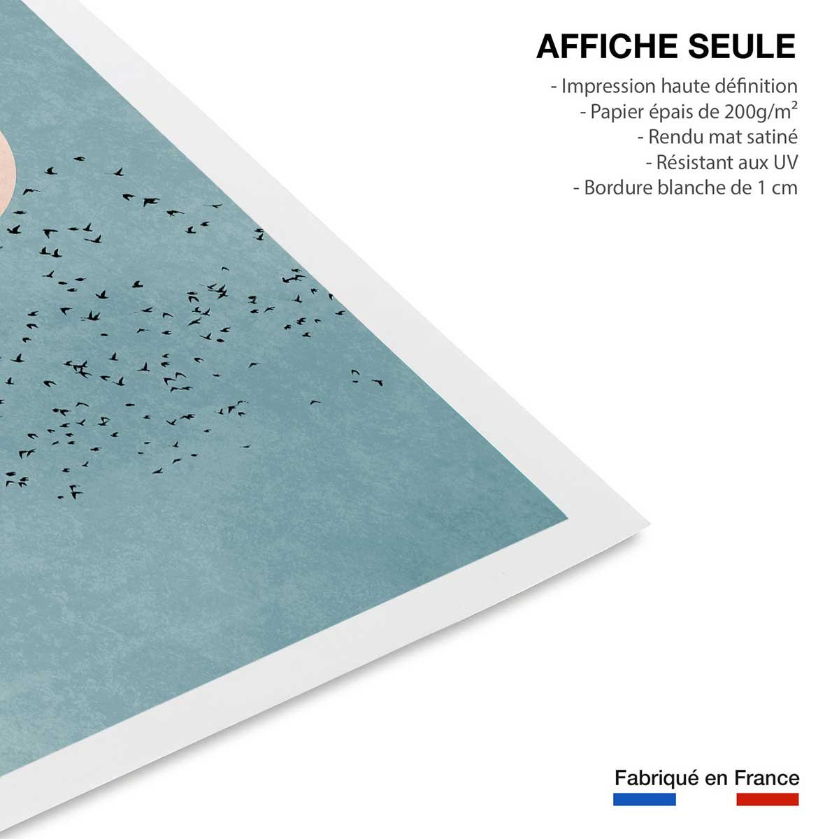 Affiche paysage Beauté du jour affiche seule, HEXOA