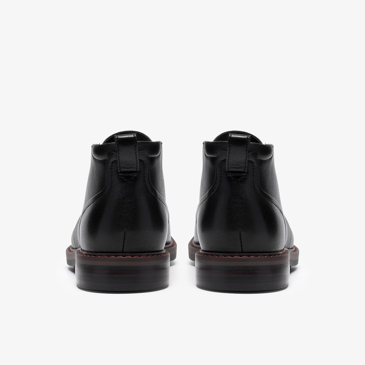 Boots mid en cuir, à lacets, ALDWIN2 CHUKKA noir, CLARKS