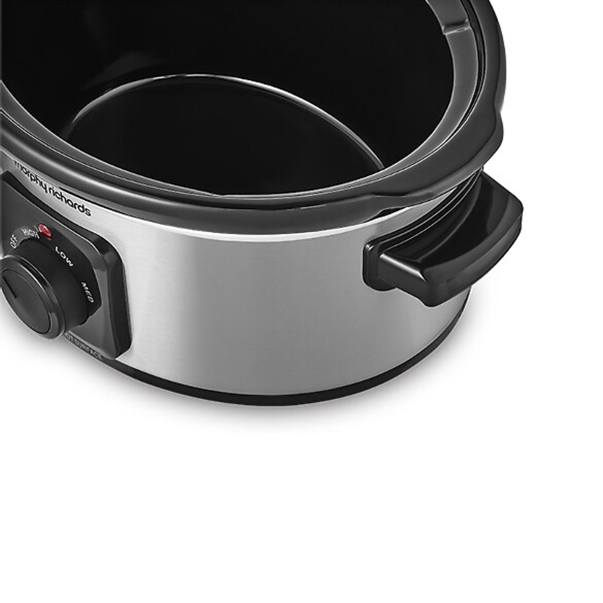 Stainless Steel 3.5L Slow Cooker - 460017 silver-coloured, MORPHY RICHARDS