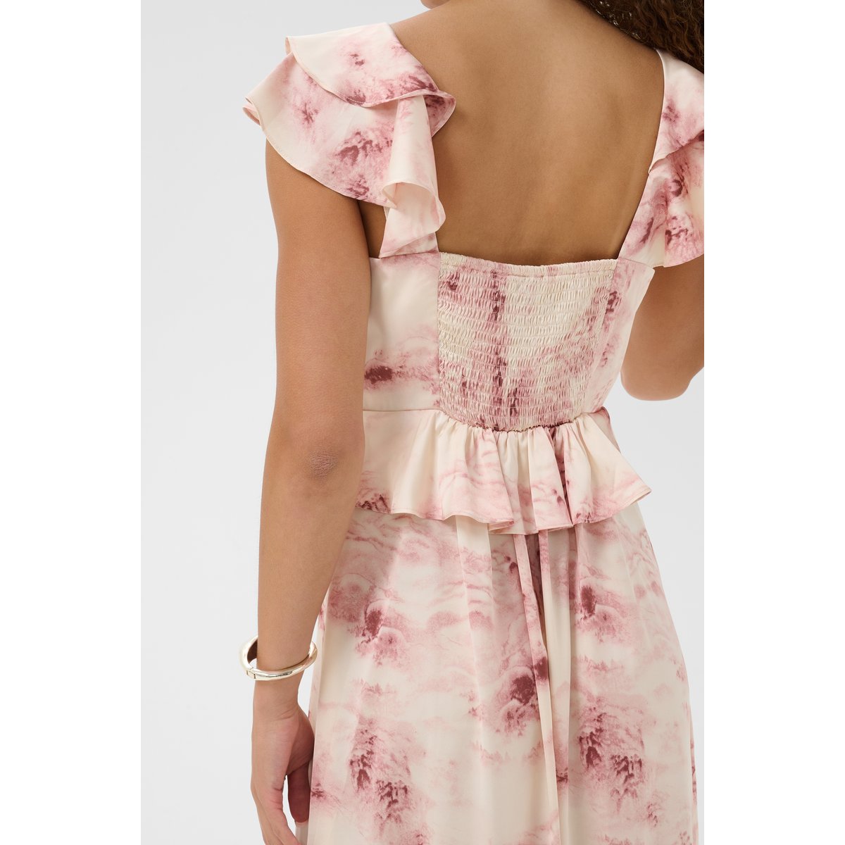 Robe rose multi pink nature, KAFFE