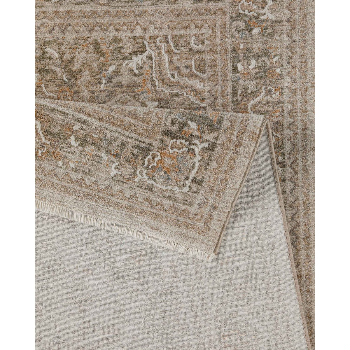 WECONhome Soft Vintage par Esprit, tissé machine, tapis poils courts, motif oriental avec effet relief, certifié OEKO-TEX® ,  Soft Vintage sable beige, ESPRIT