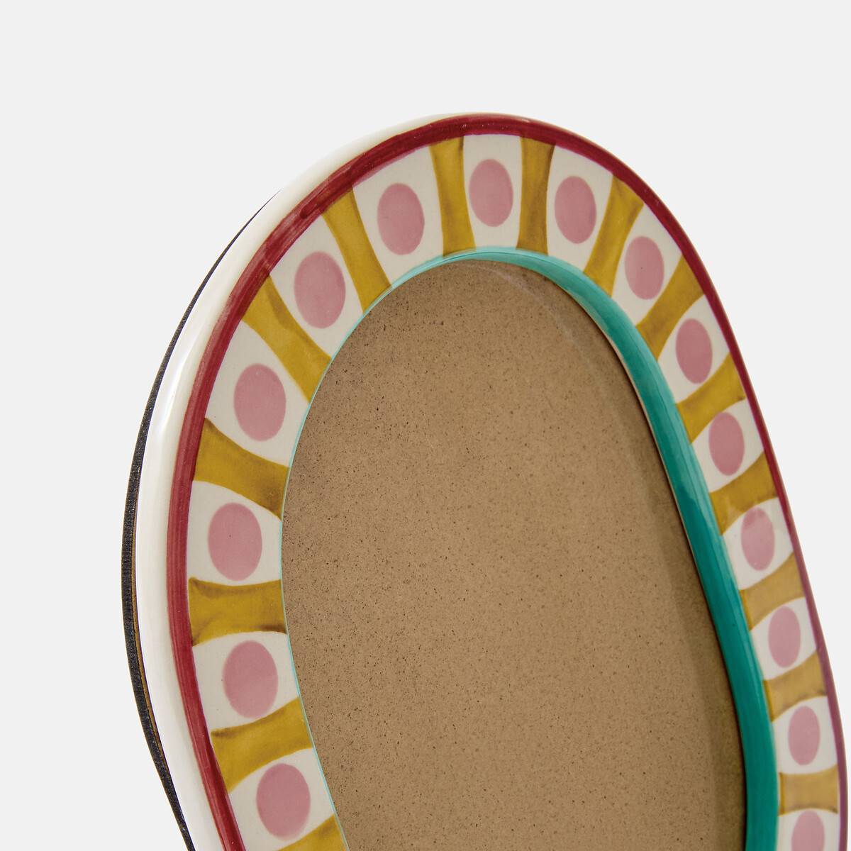 Cornice ovale per foto, in ceramica, 17 x 22 cm, VLADA multicolore, LA REDOUTE INTERIEURS
