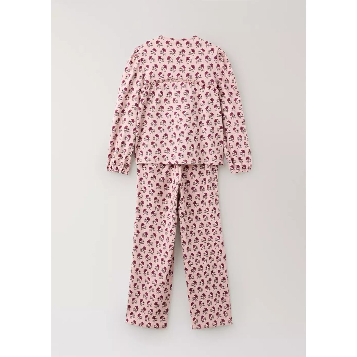 Pyjama complet imprimé à fleurs violet clair/pastel, MANGO KIDS