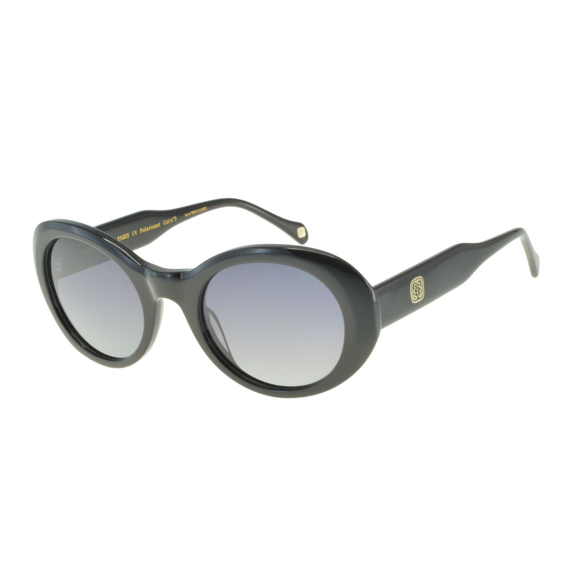 Lunettes de soleil Stella écaille texture noir, INES DE LA FRESSANGE PARIS