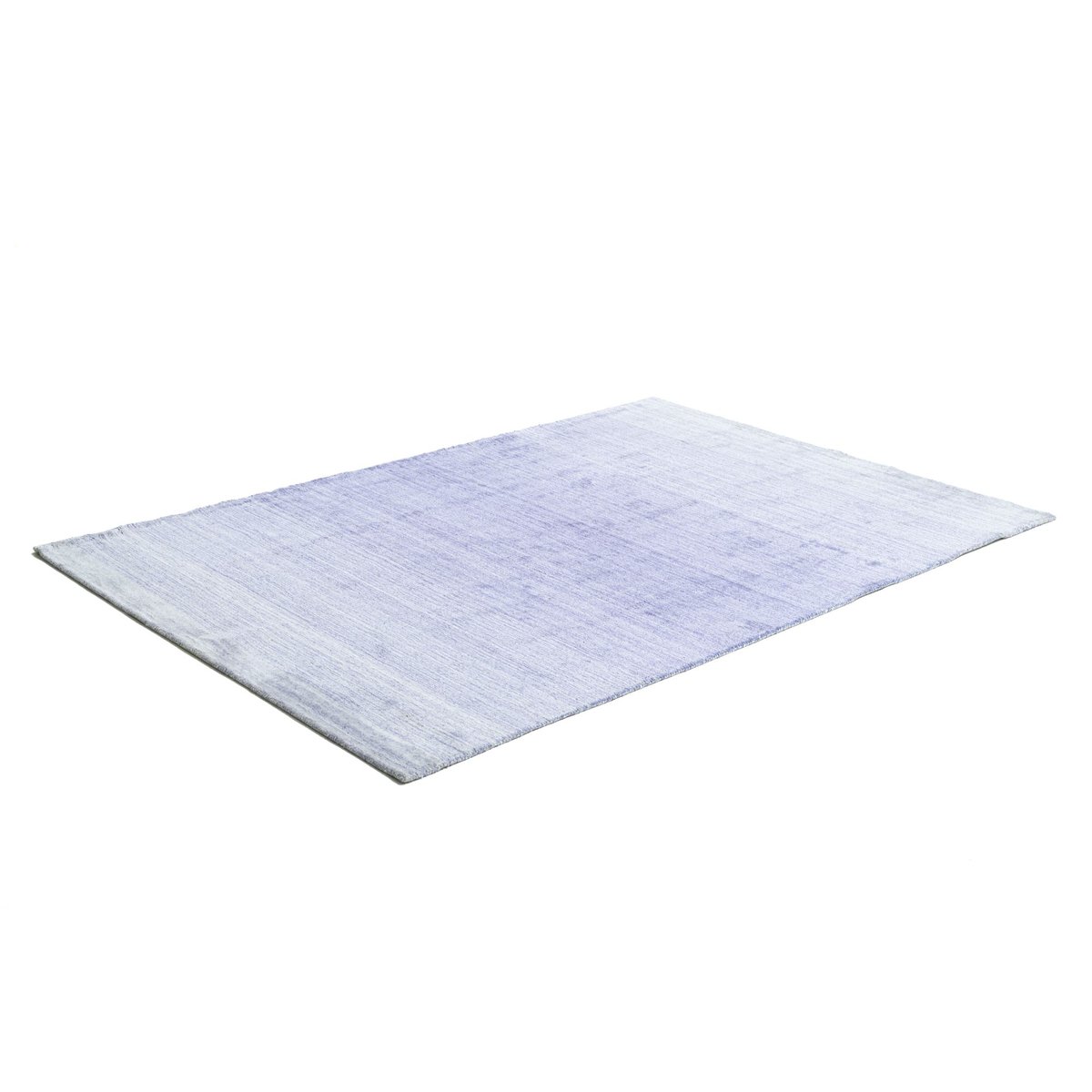 Tapis tufté main en viscose lilas, THEKO