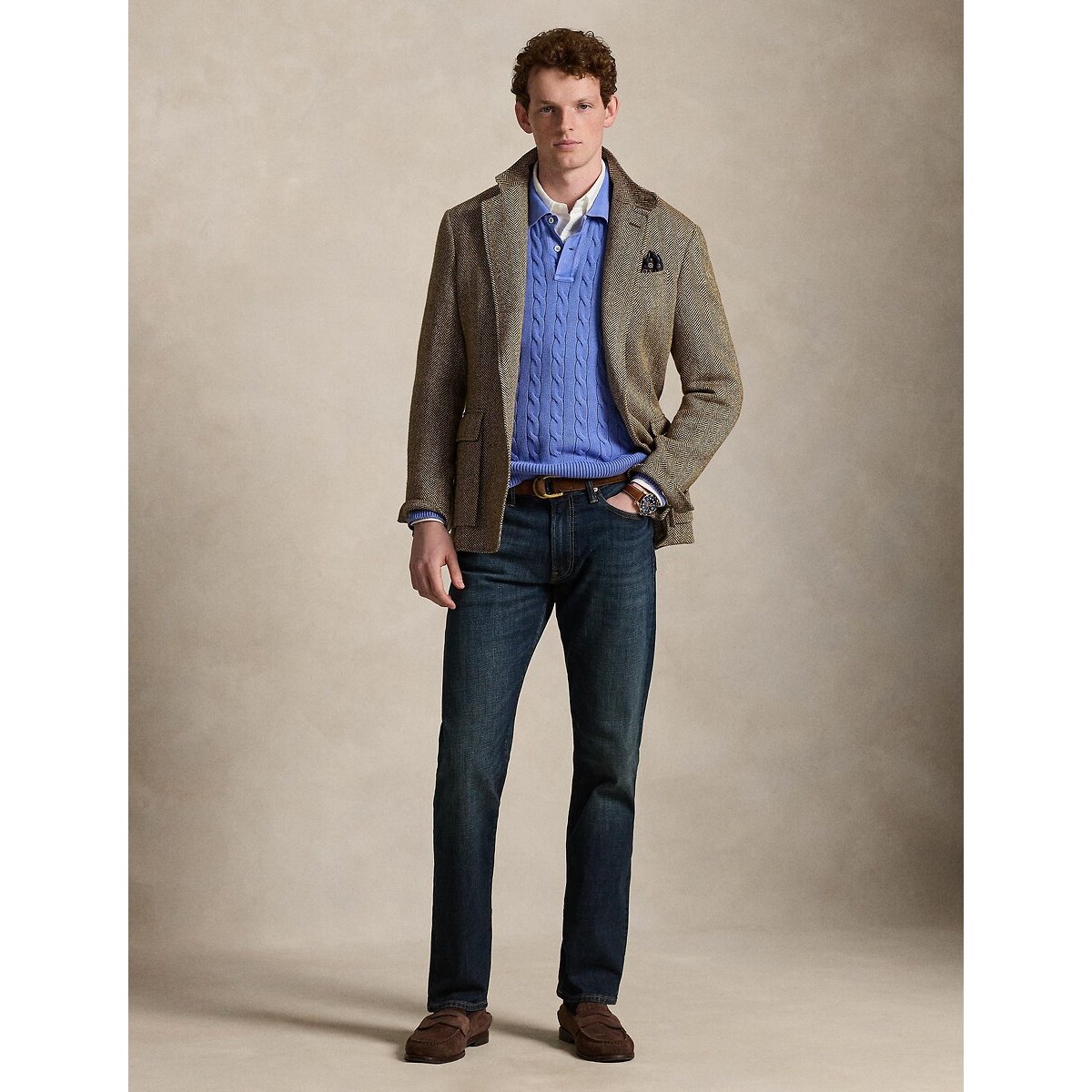 Hampton Stretch Straight Jeans denim blue , POLO RALPH LAUREN