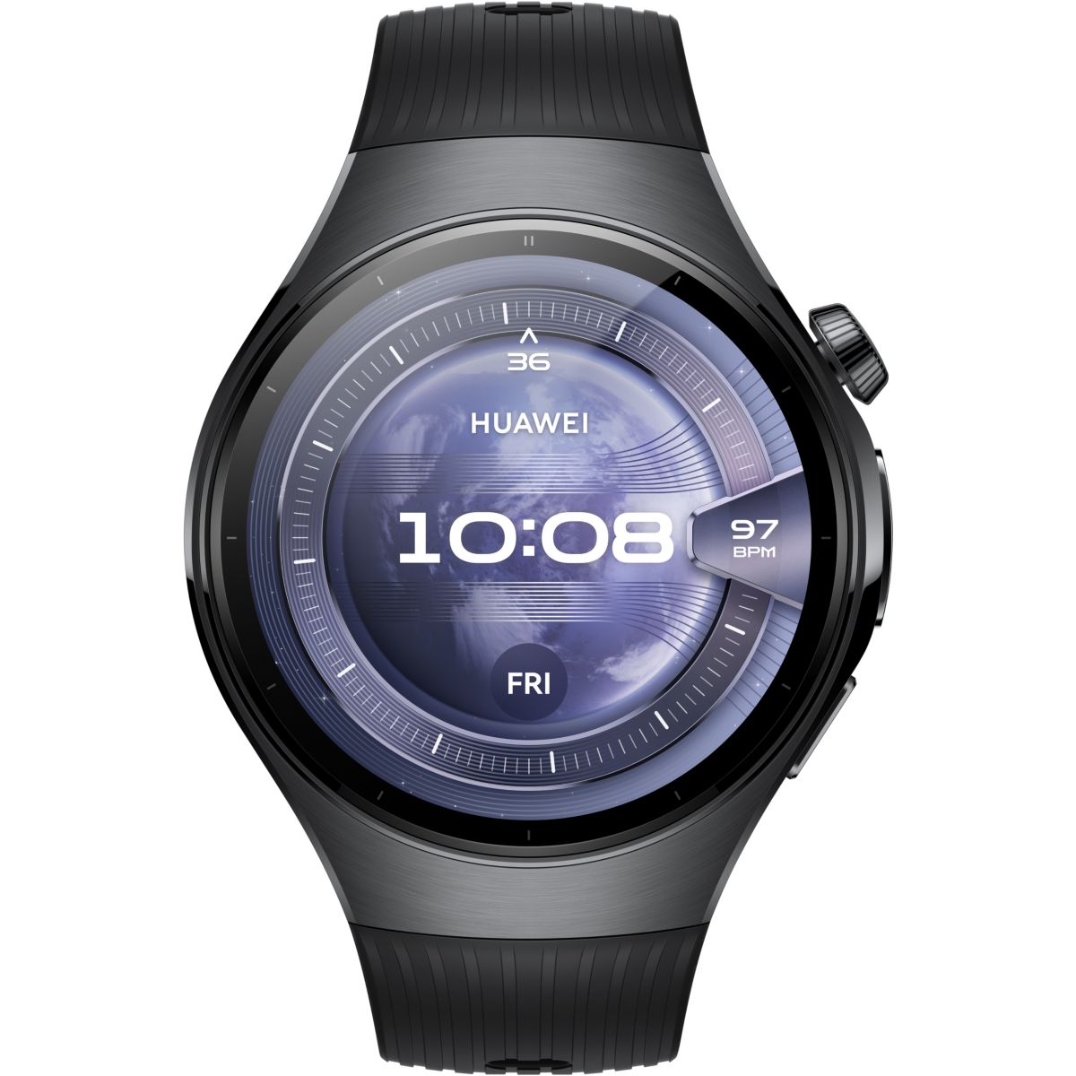 Montre connectée Watch 5 46mm Noir noir, HUAWEI