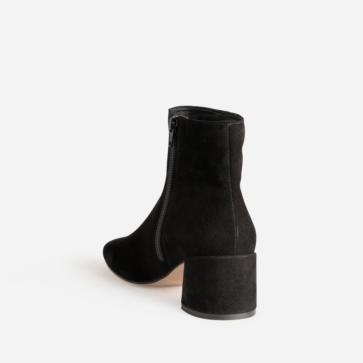 Boots À Talon en cuir NOURA noir, ERAM