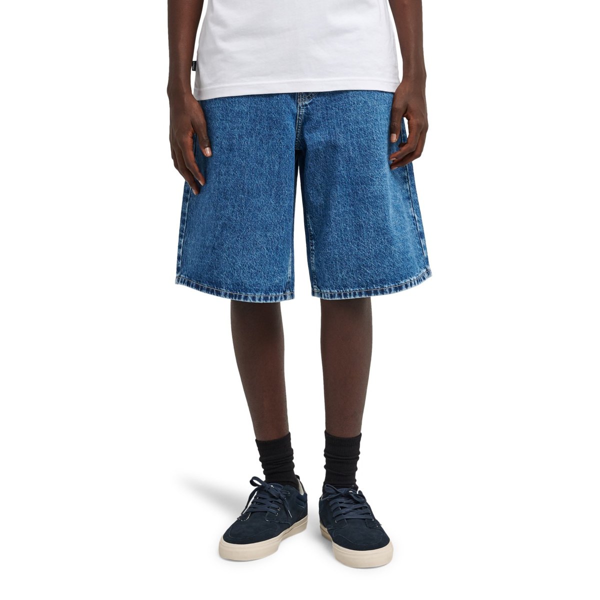 Short en denim BIG 5 bleu mid used, ELEMENT