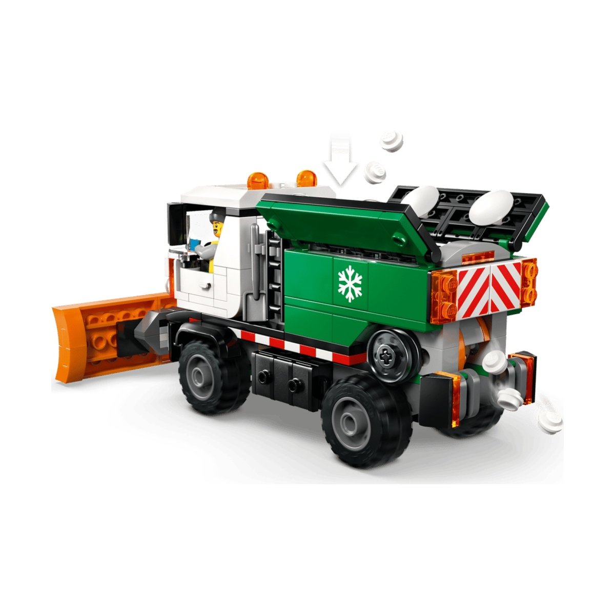 City La déneigeuse multicolore, LEGO