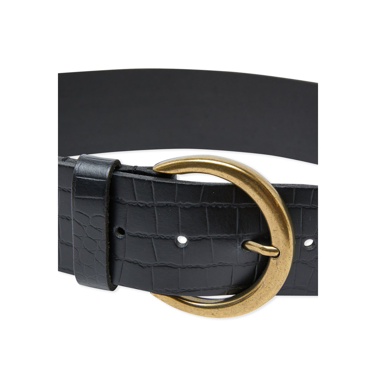 Ceinture unie BIANCA noir, ETAM