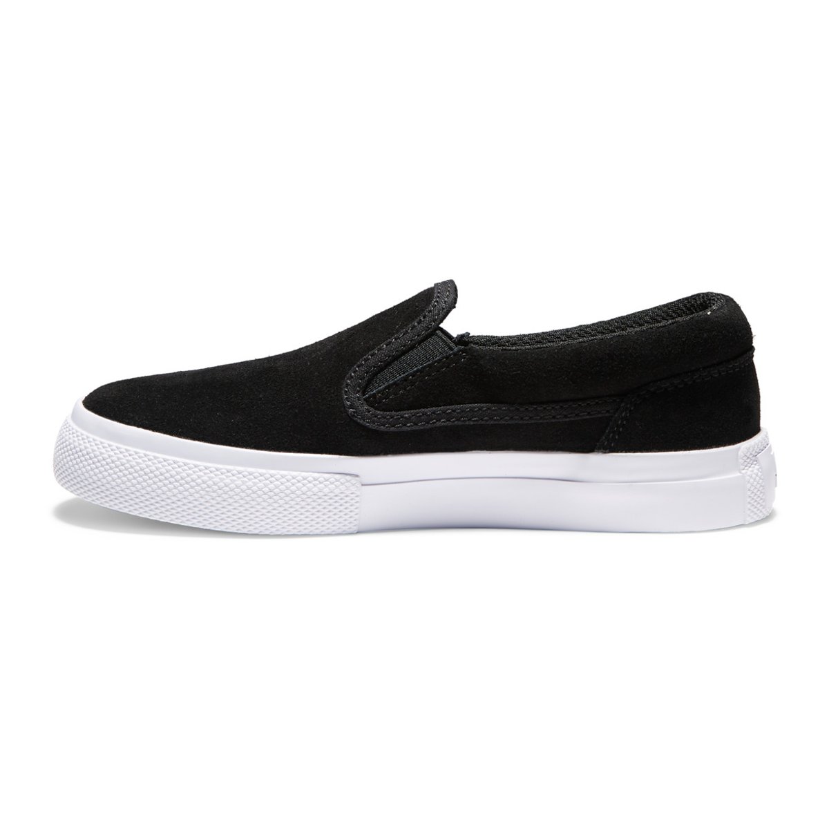 Chaussures en cuir MANUAL SD. noir black/white, DC SHOES