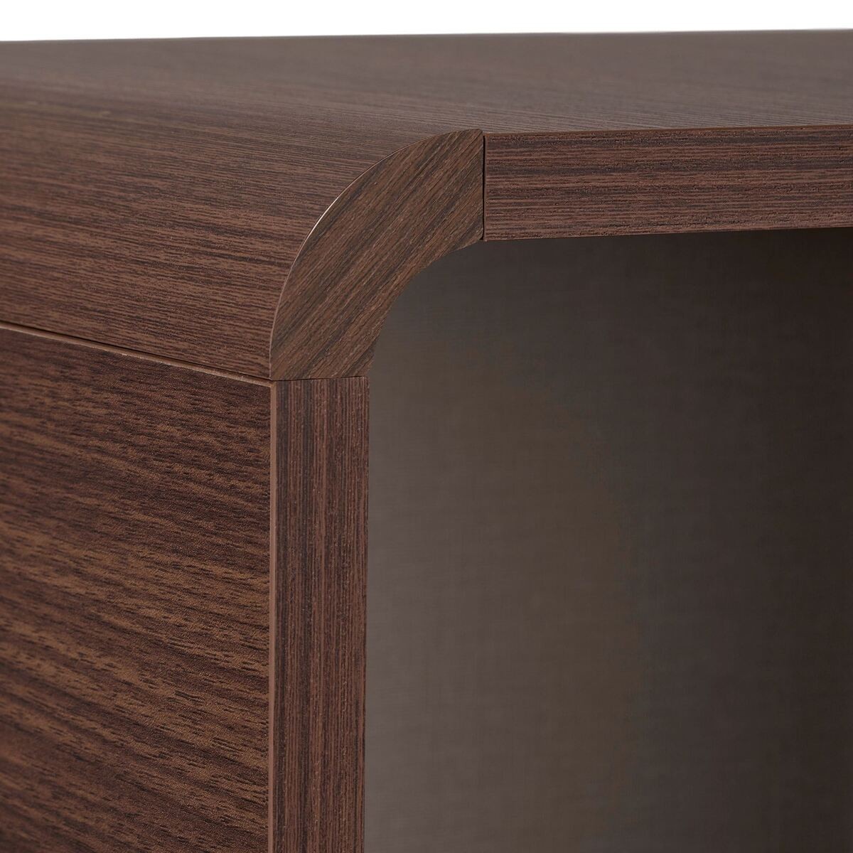 Buffet haut 1 portes, 3 niches CELENA noyer, CALICOSY