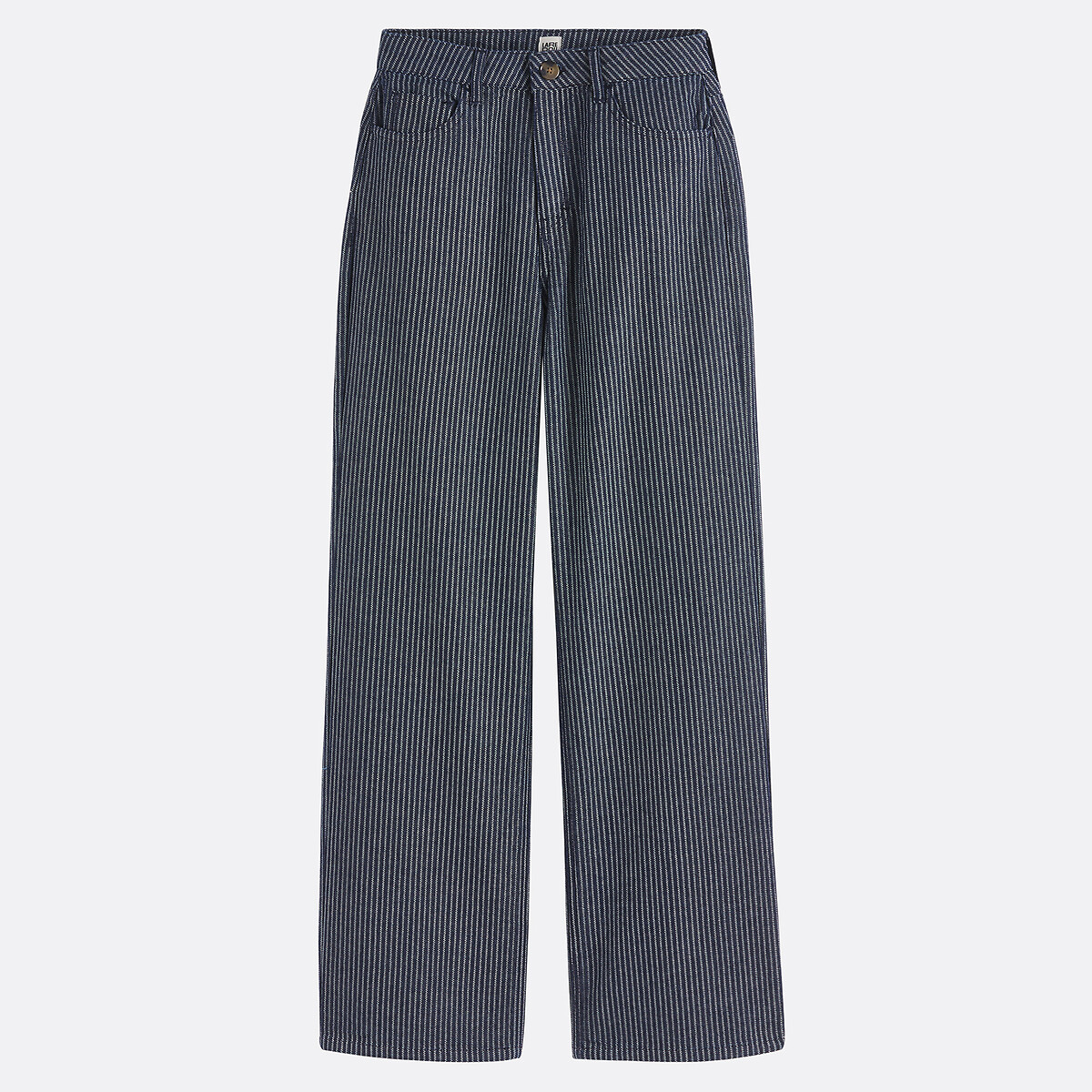 Jean large à rayures rayé bleu marine/blanc, LA REDOUTE COLLECTIONS