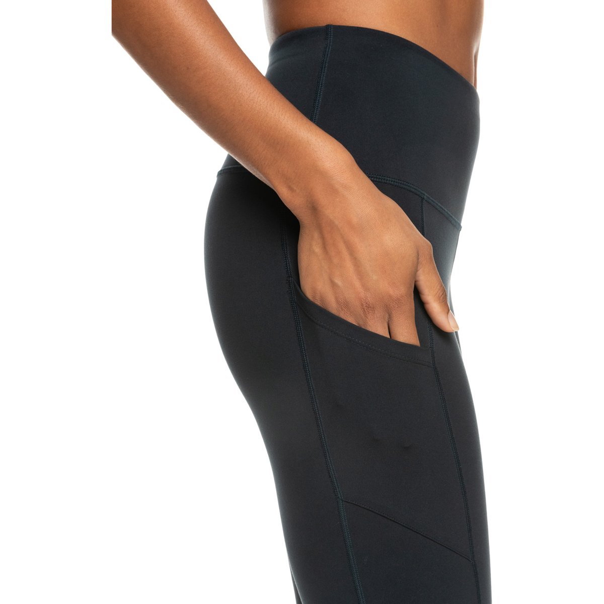 Legging de sport HEART INTO IT ANKLE. noir anthracite, ROXY
