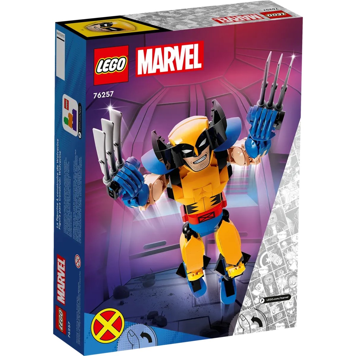 76257 Marvel - La figurine de Wolverine multicolore, LEGO