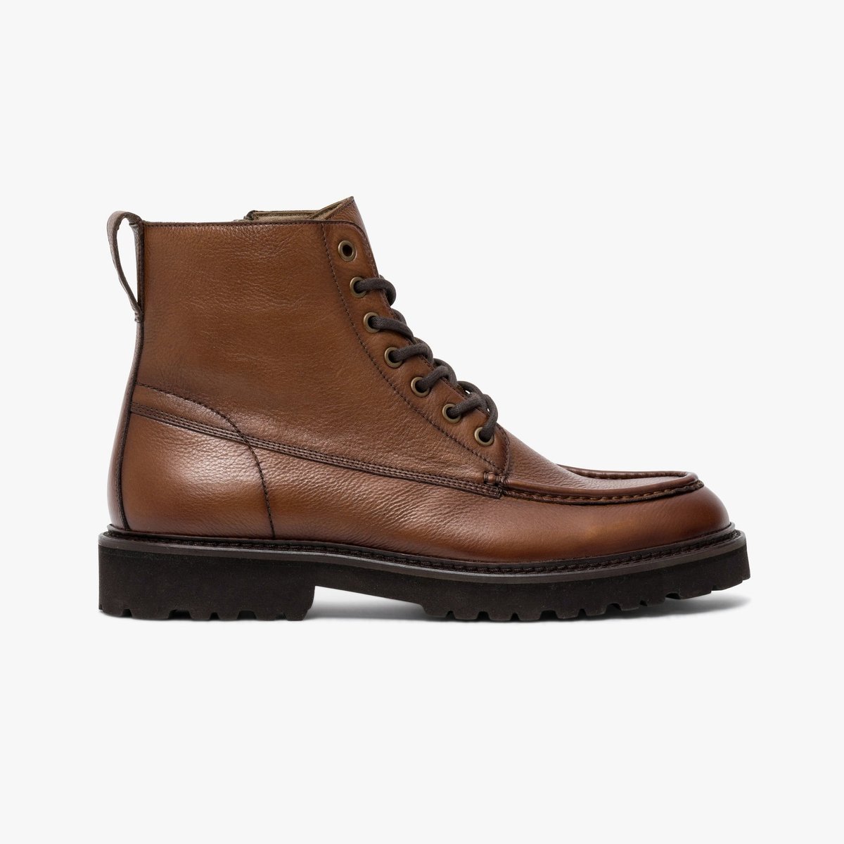 Boots À Talon en cuir ROMELIO cognac, BOCAGE