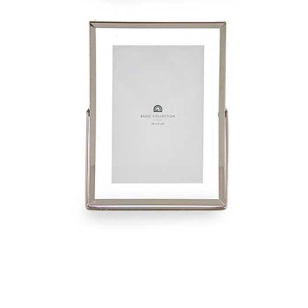 Cadre photo à poser en métal argenté et verre 10x15cm argent, WADIGA