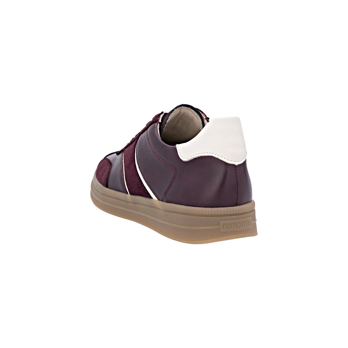 Basket Basse Cuir Lonora rouge-combi, REMONTE