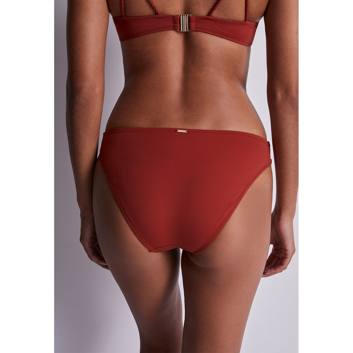 Bas de maillot de bain culotte bresilienne Summer Journey rouge, AUBADE