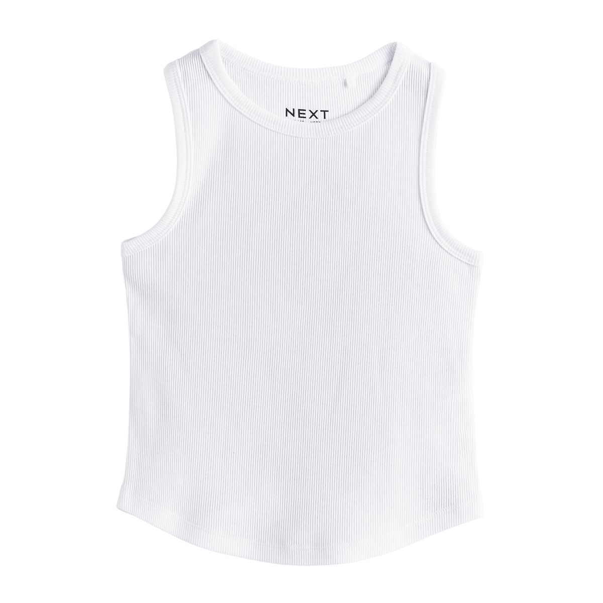 Débardeur côtelé, lot de 3 noir/blanc/gris, NEXT