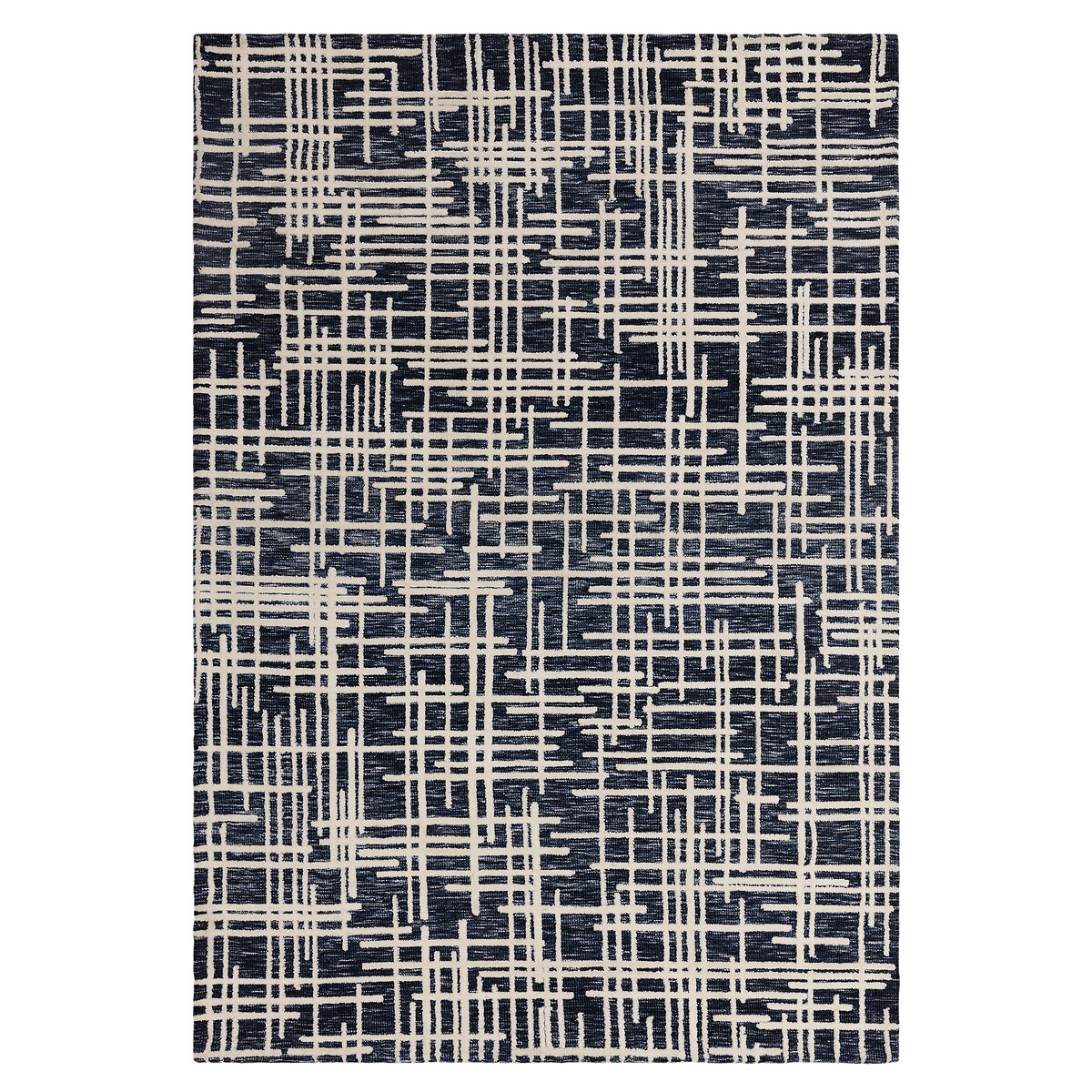 Blueprint Pattern Abstract Rug blue, ÉDITÉ