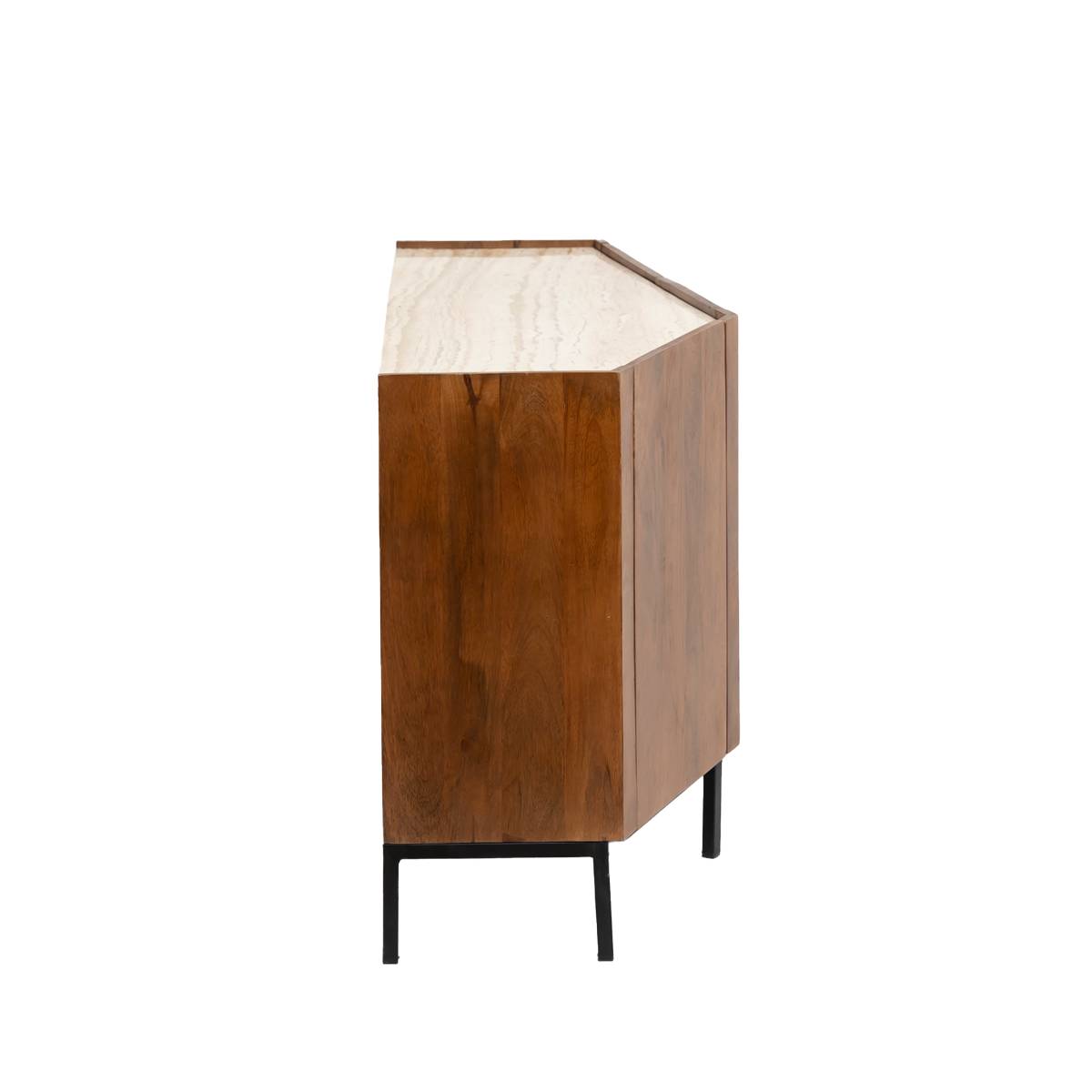 Buffet en bois de manguier AZURE bois foncé, MADE IN MEUBLES 