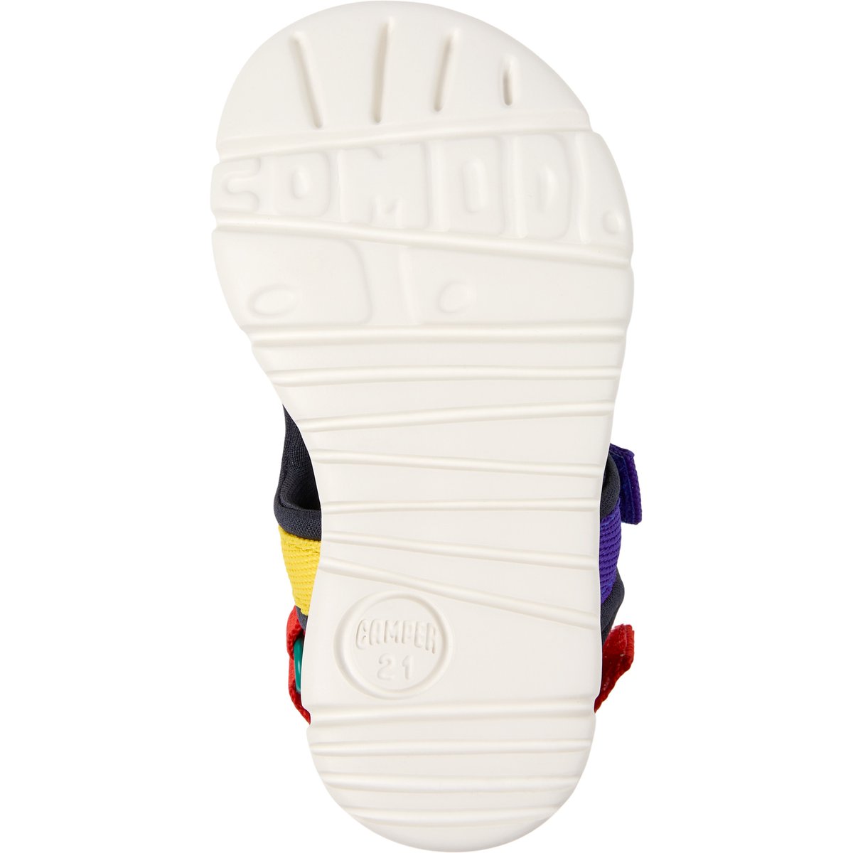 Sandales Oruga Twins bleu rouge, CAMPER