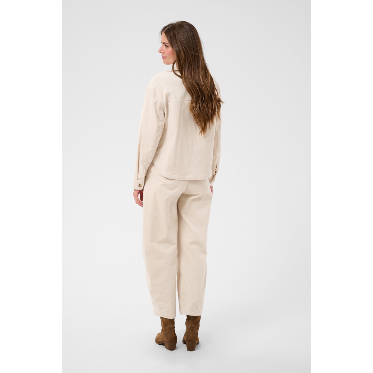 Chemise à manches longues blanc offwhite, CREAM