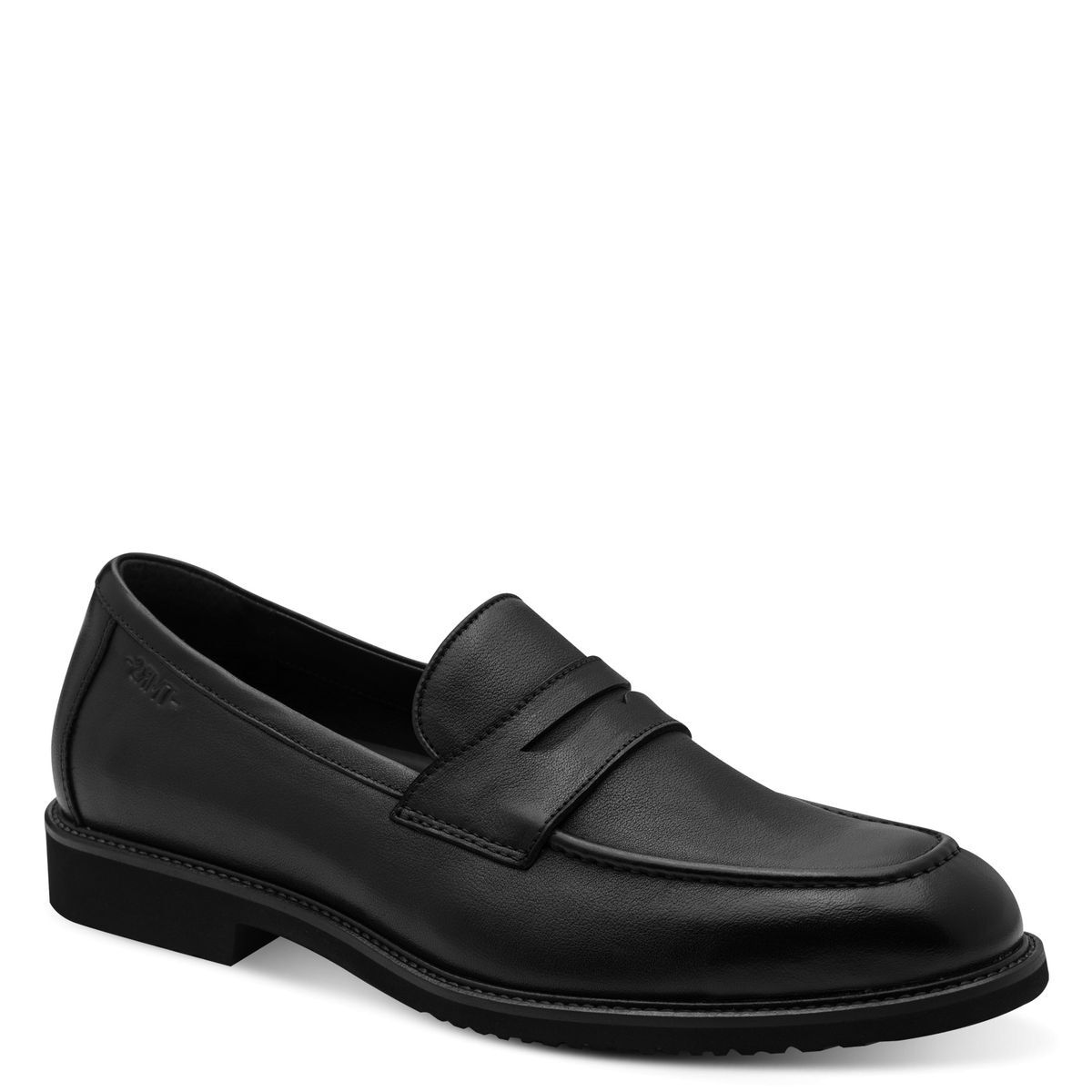 Slipper en cuir noir cuir, TAMARIS