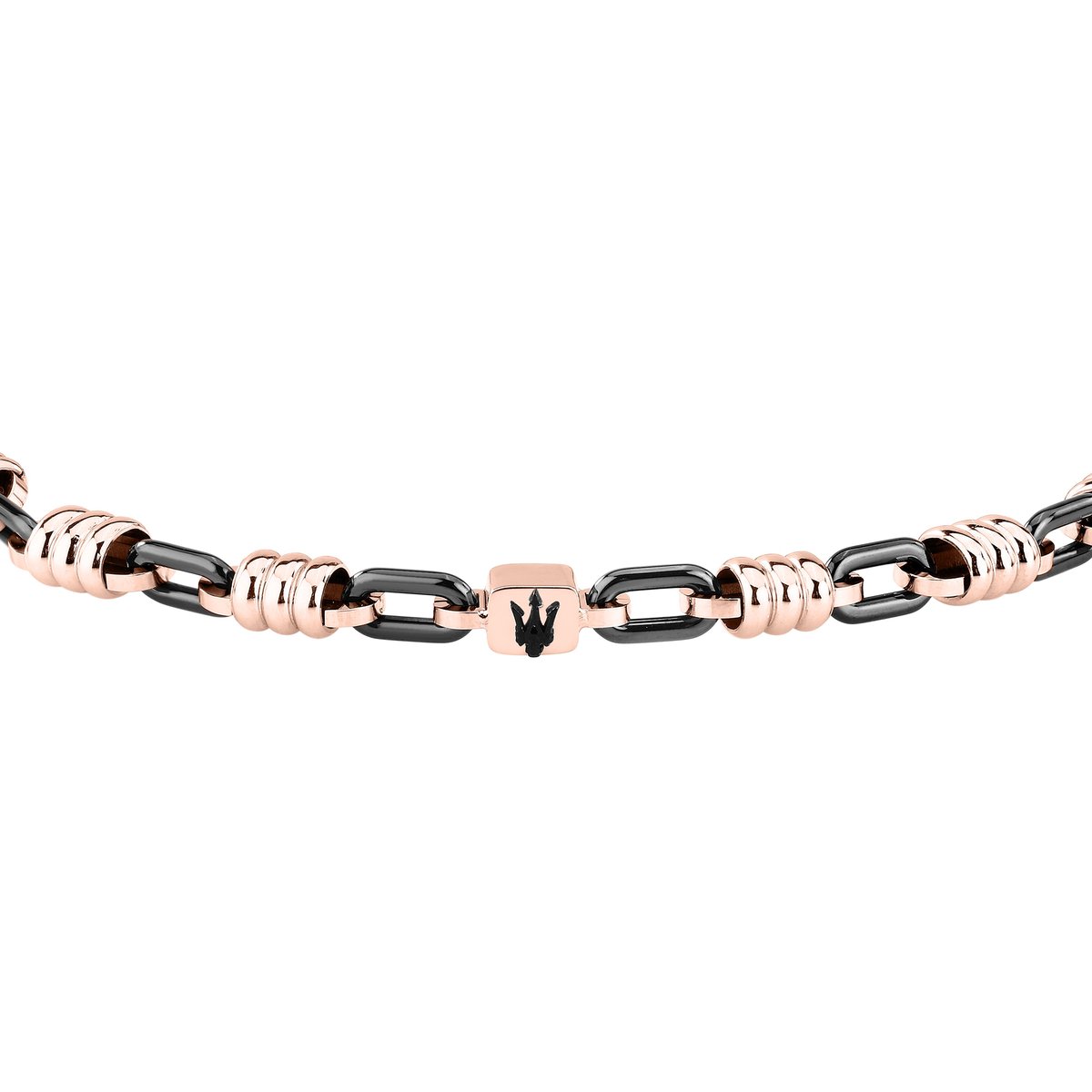 Bracelet CERAMIC black,rose gold, MASERATI