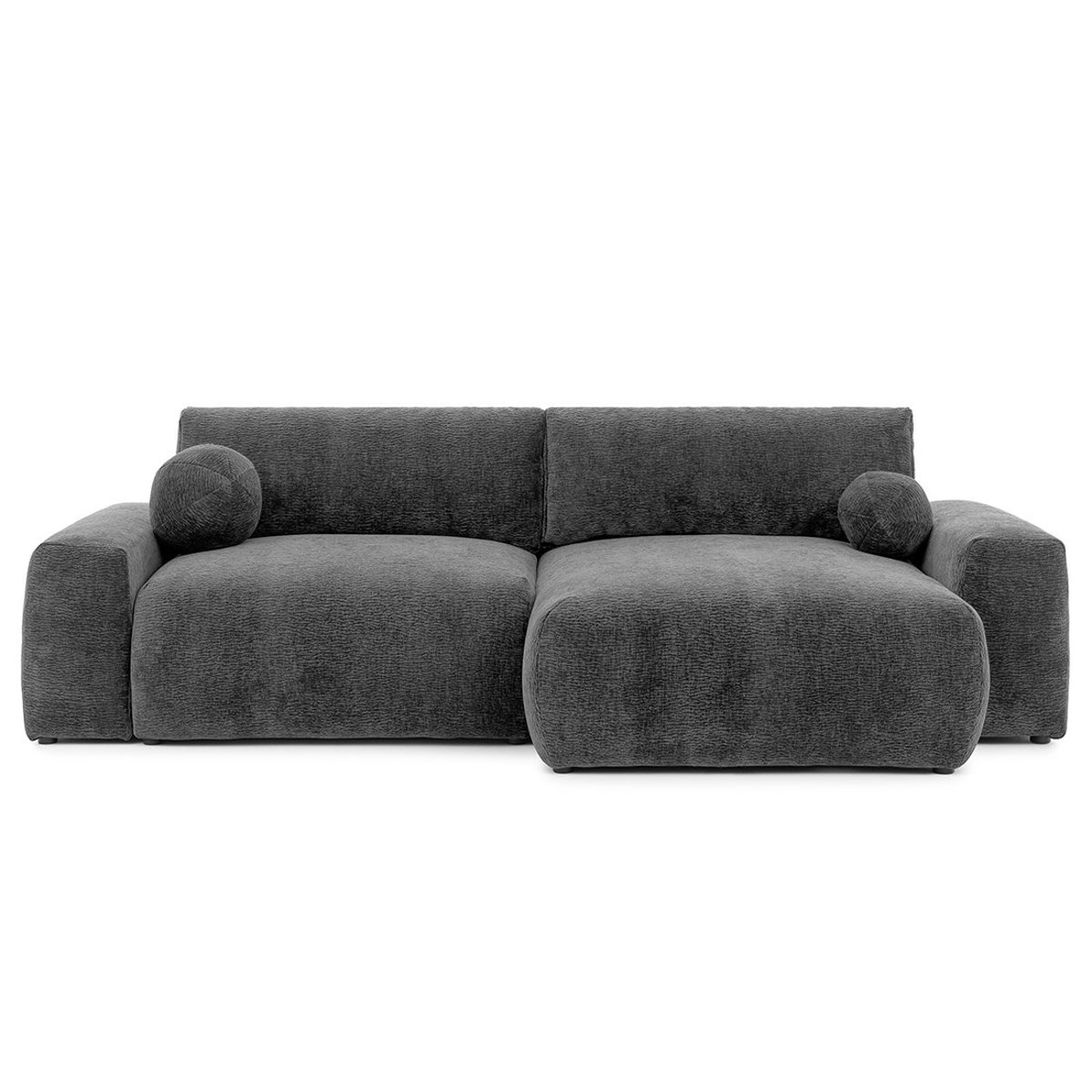 Canapé d'Angle Convertible 4 places - CONSTANCE gris, BEST MOBILIER