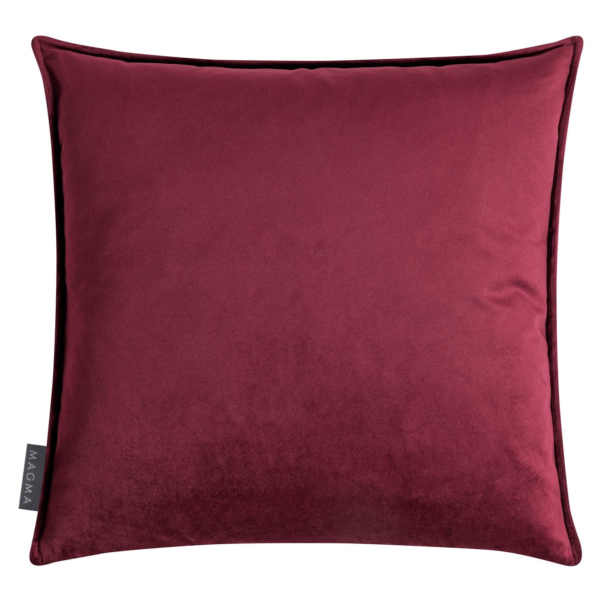 Housse de coussin jacquard AMARA bordeaux chiné, MAGMA HEIMTEX