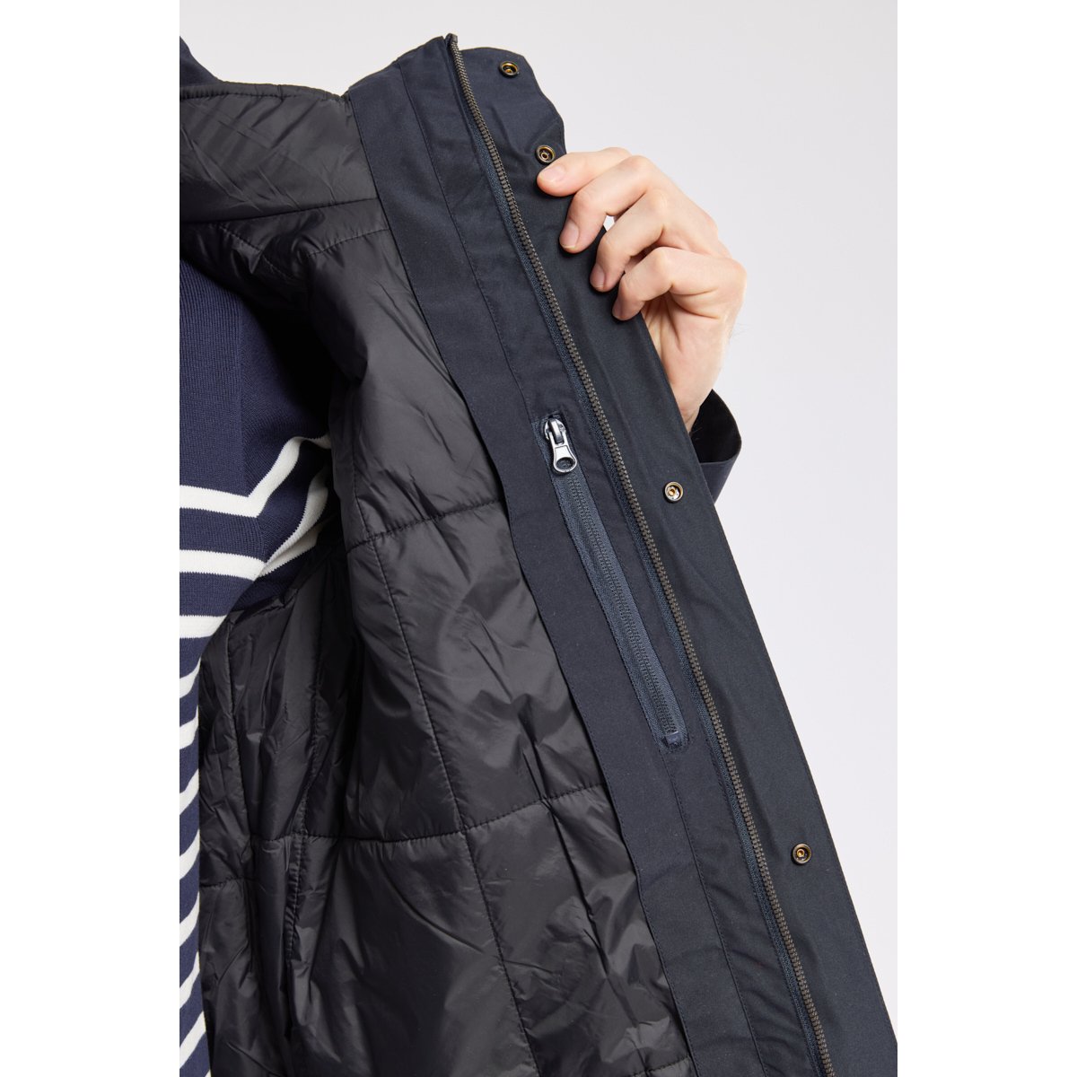 Parka Sympatex® imper-respirante HARBOURG navy, BERMUDES