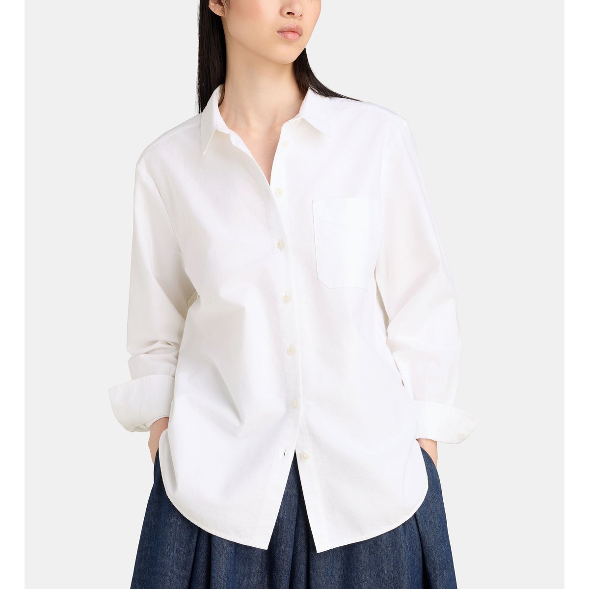 Chemise droite obry coton blanc, JODHPUR