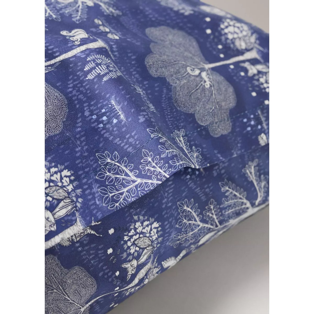 Deux taies d’oreiller imprimé floral 50 x 75 cm bleu, MANGO HOME